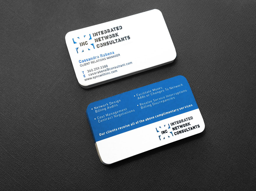 Integrated Network Consultants Business Card