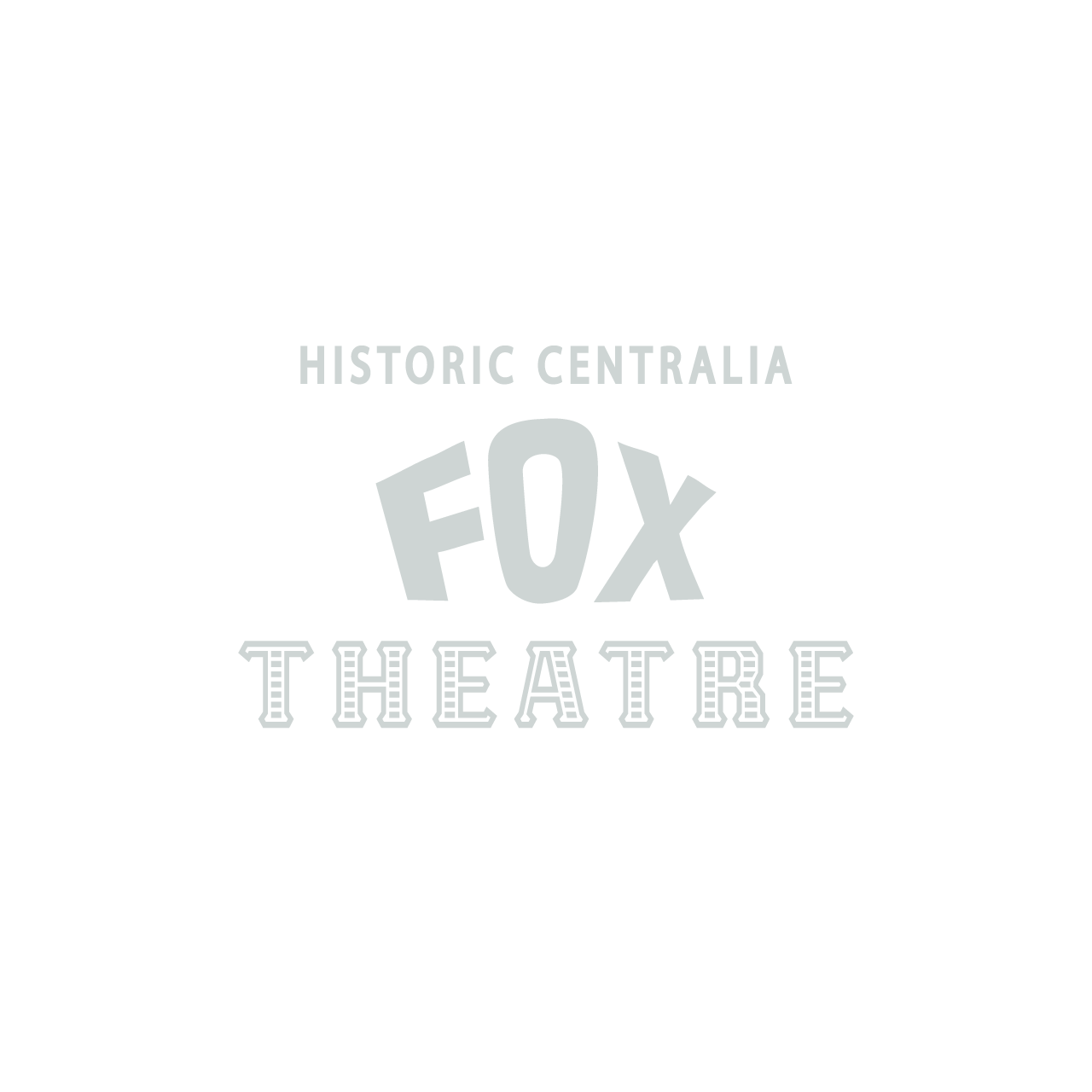 Historic Fox Theatre Centralia branding and identity system design
