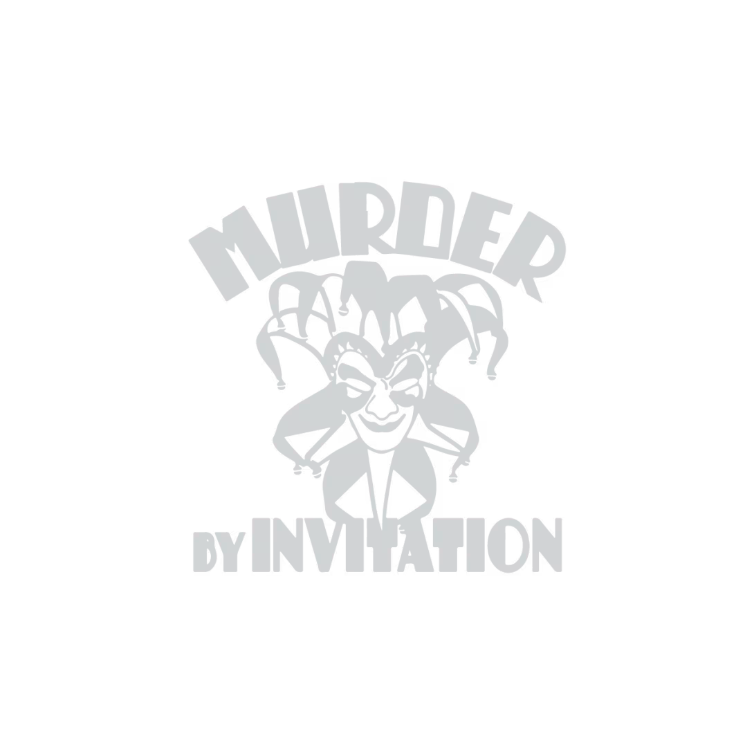 Murder by Invitation theatrical event branding and custom invitation design